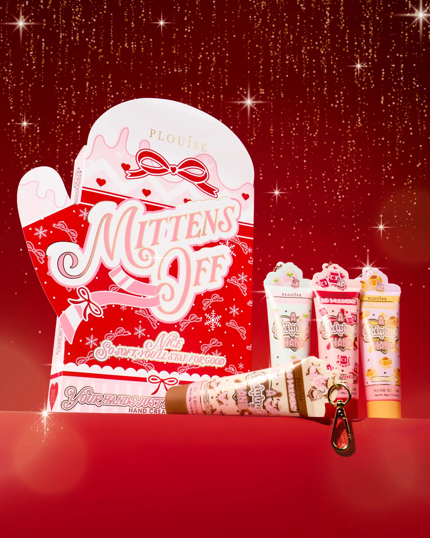 Christmas Mittens Off Hand Cream Gift Set - Image 4