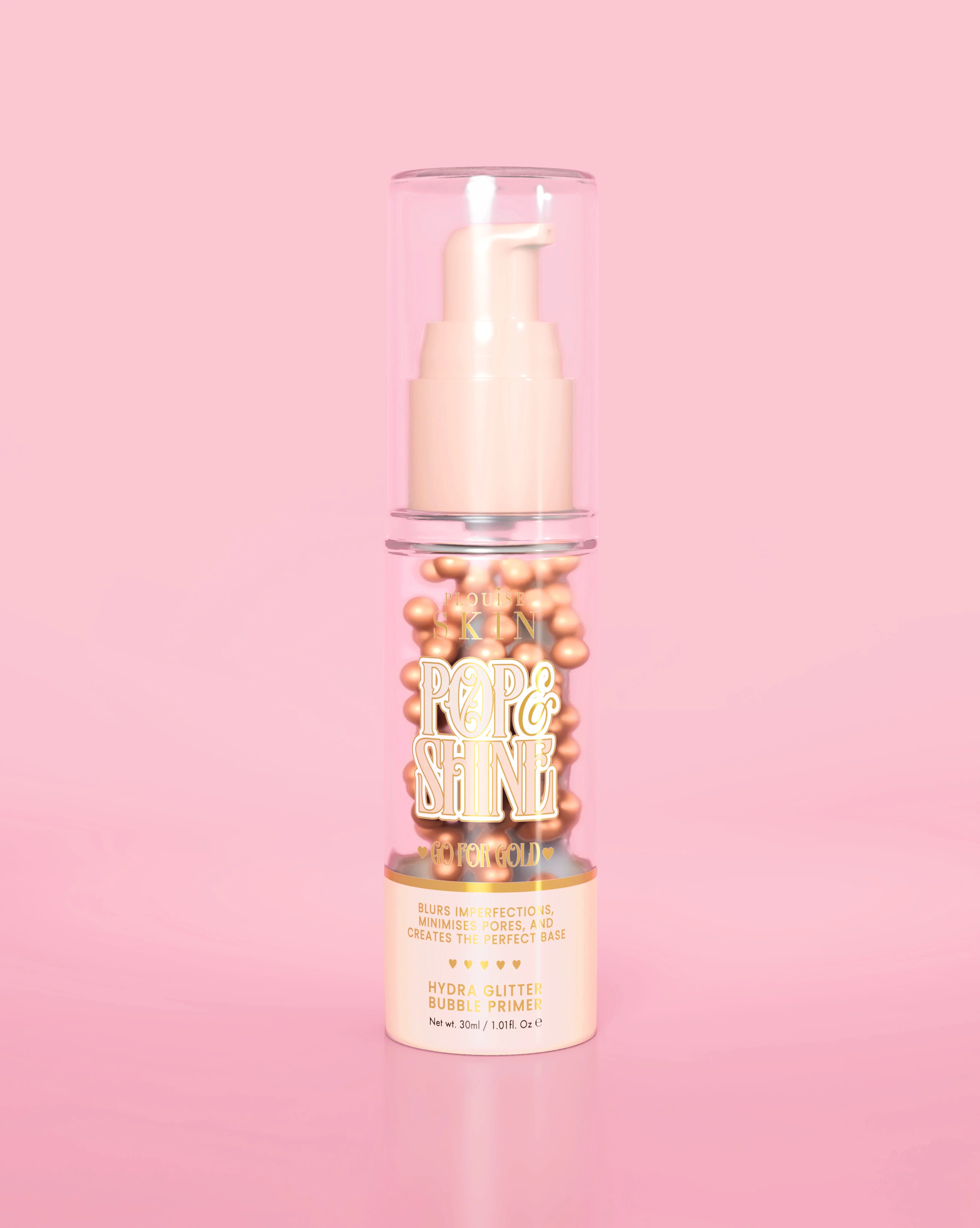 Pop & Shine Glitter Bubble Primer - Go For Gold - Image 2